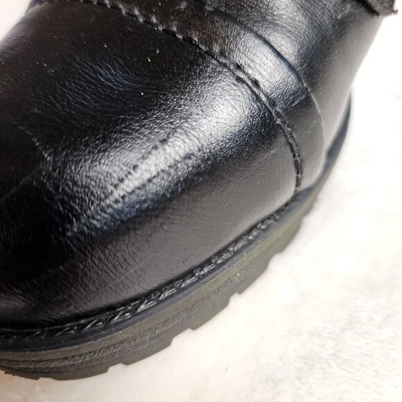 Guess Womens Quilted Black Lace-Up Ankle Boots Size 8.5 4-Inch Heels - Picture 10 of 13